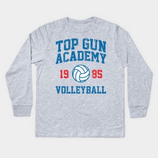 Top Gun Academy Volleyball Kids Long Sleeve T-Shirt